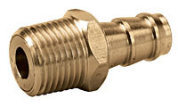Foam Brush Brass Swivels - 1/2 MPT x 1/2 - 2 Hose Barbs Image Product Image