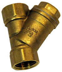 Y-Type Intake Filters with 50 Mesh Stainless Steel Screen 1/2 FPT x 1/2 FPT Image Product Image