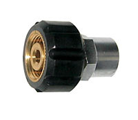 Twist Disconnect Coupler with Viton O-Ring - 3/8 FPT - Brass/Plated Steel Image Product Image