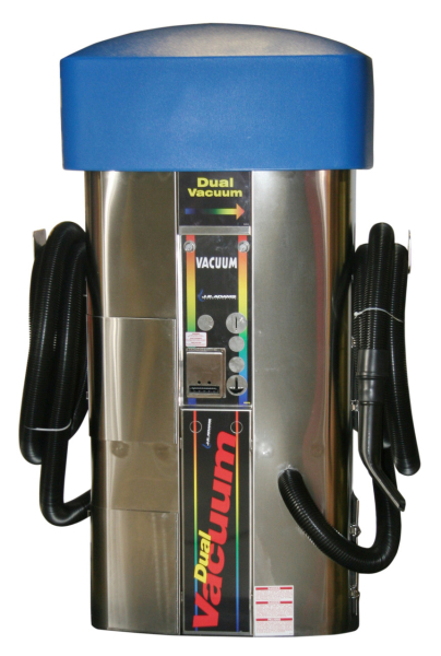 Dual Vacuum - 4 Motors (2 per side) - Lighted Dome Shown with OPTIONAL Bill Validator Image Product Image