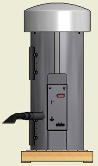 Super Vac - 3 Motor - Digital Display - Large Stainless Steel Dome - Vault Ready Image Product Image