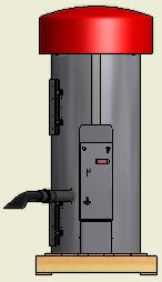 Super Vac with Digital Display - 3 Motor - Lighted Dome - Vault Ready - ADA Height Image Product Image