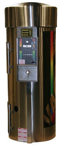 Super Vac - 2 Motor - Screw Lock & Medeco Cam Lock - Small Stainless Steel Dome Image Product Image
