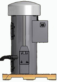 Vacuum & Air Machine - GAST Compressor - Vault Ready - Retractable Hose Reel - ADA Height Image Product Image