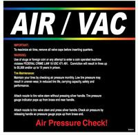Air/Vac Hose Reel Instruction Decal Image Product Image